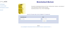 Desktop Screenshot of cylex-branchenbuch-bochum.de